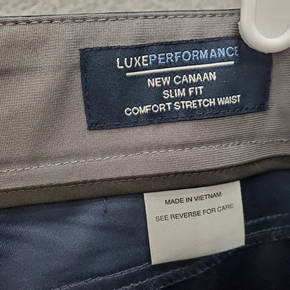 Tailor Vintage Performance Tech Pants Mens 36x32 Navy Stretch Canaan Slim NWT - Picture 4 of 16